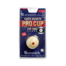 Super Aramith Spielball weiß " Pro Cup " mit roten Punkten 52,4mm